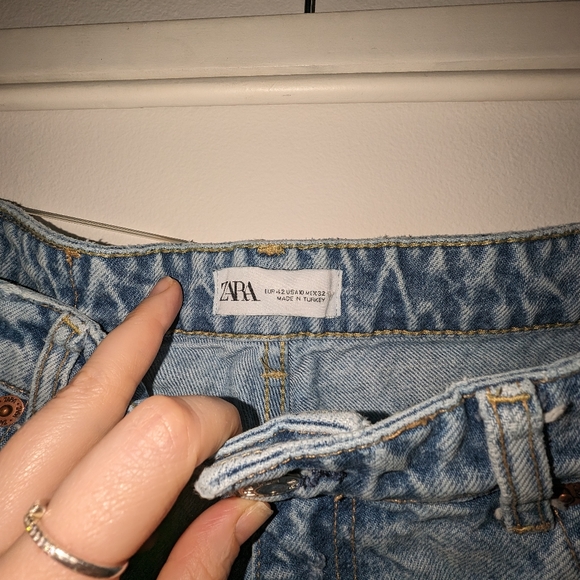 ZARA - HiRise Wide Leg Jeans - Picture 12 of 12